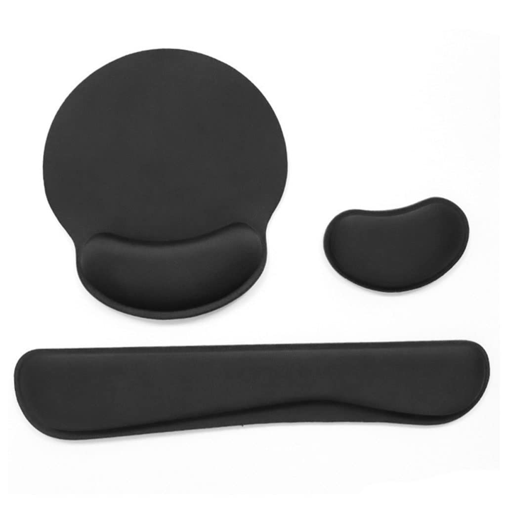 Memory Foam Keyboard & Mouse Wrist Rest Set