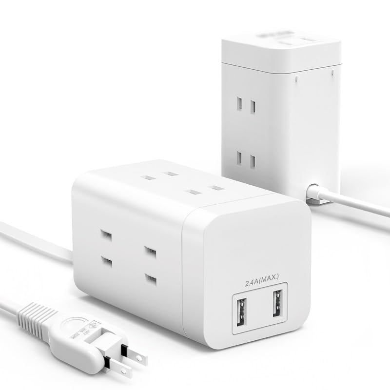 Tower Power Strip with Surge Protection