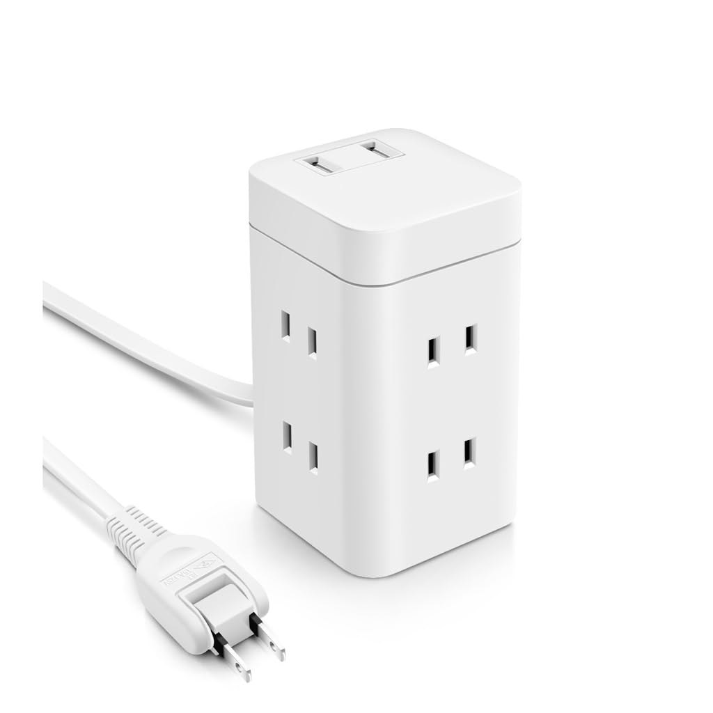 Tower Power Strip with Surge Protection