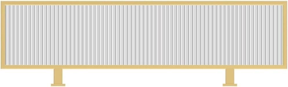 Metal Desk Privacy Divider