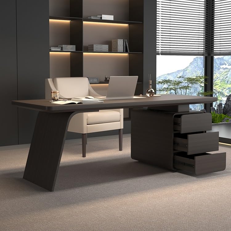 Solid Wood Corner Computer Desk