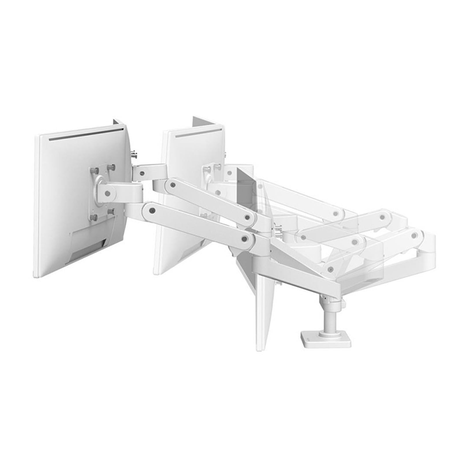 Dual Monitor Splicing Stand Desktop Computer Swing arm(Perforated)