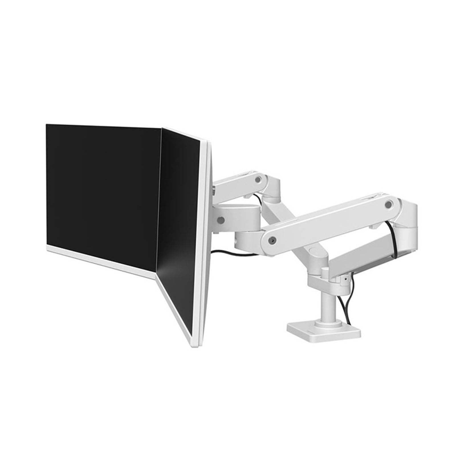 Dual Monitor Splicing Stand Desktop Computer Swing arm(Perforated)
