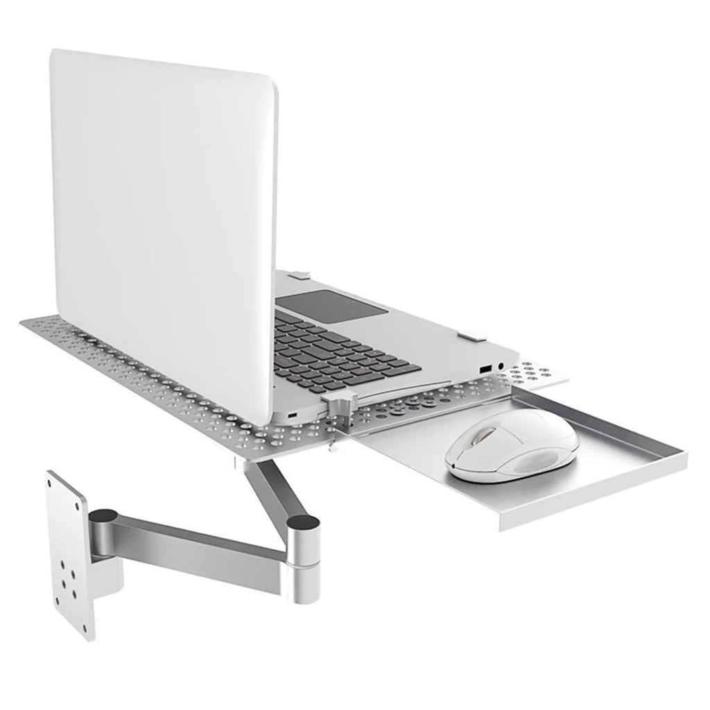 Adjustable Wall-Mounted Laptop Stand