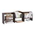 Wood Desktop Bookshelf Organizer