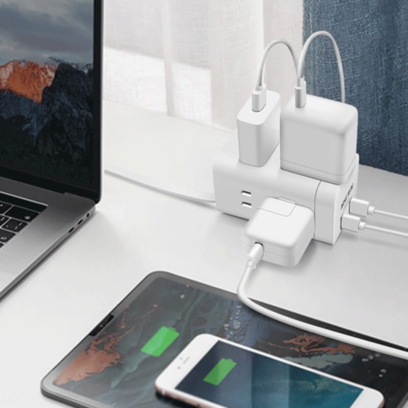 Tower Power Strip with Surge Protection