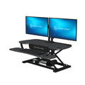 Electric Standing Desk Converter with Keyboard Tray