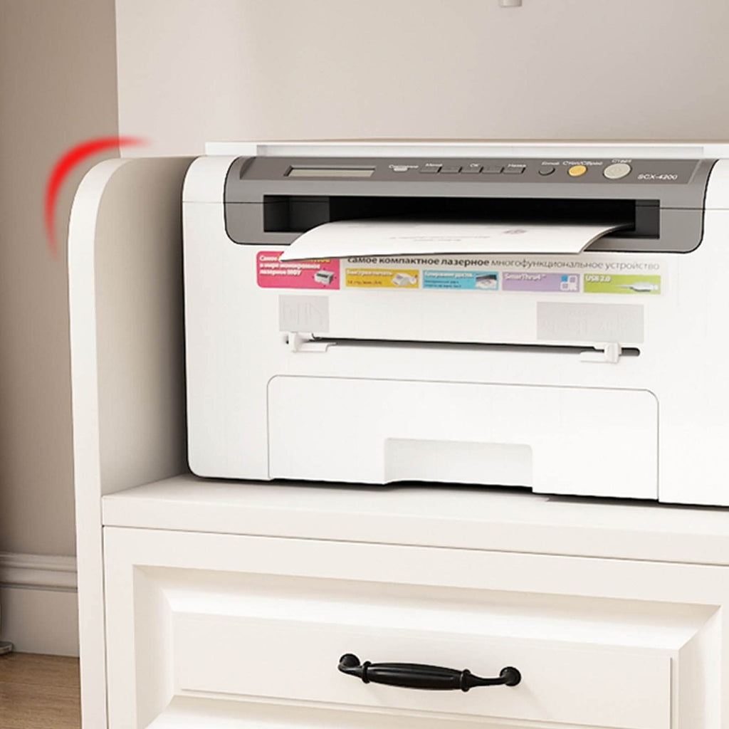 Rolling Printer Stand with Storage Drawer