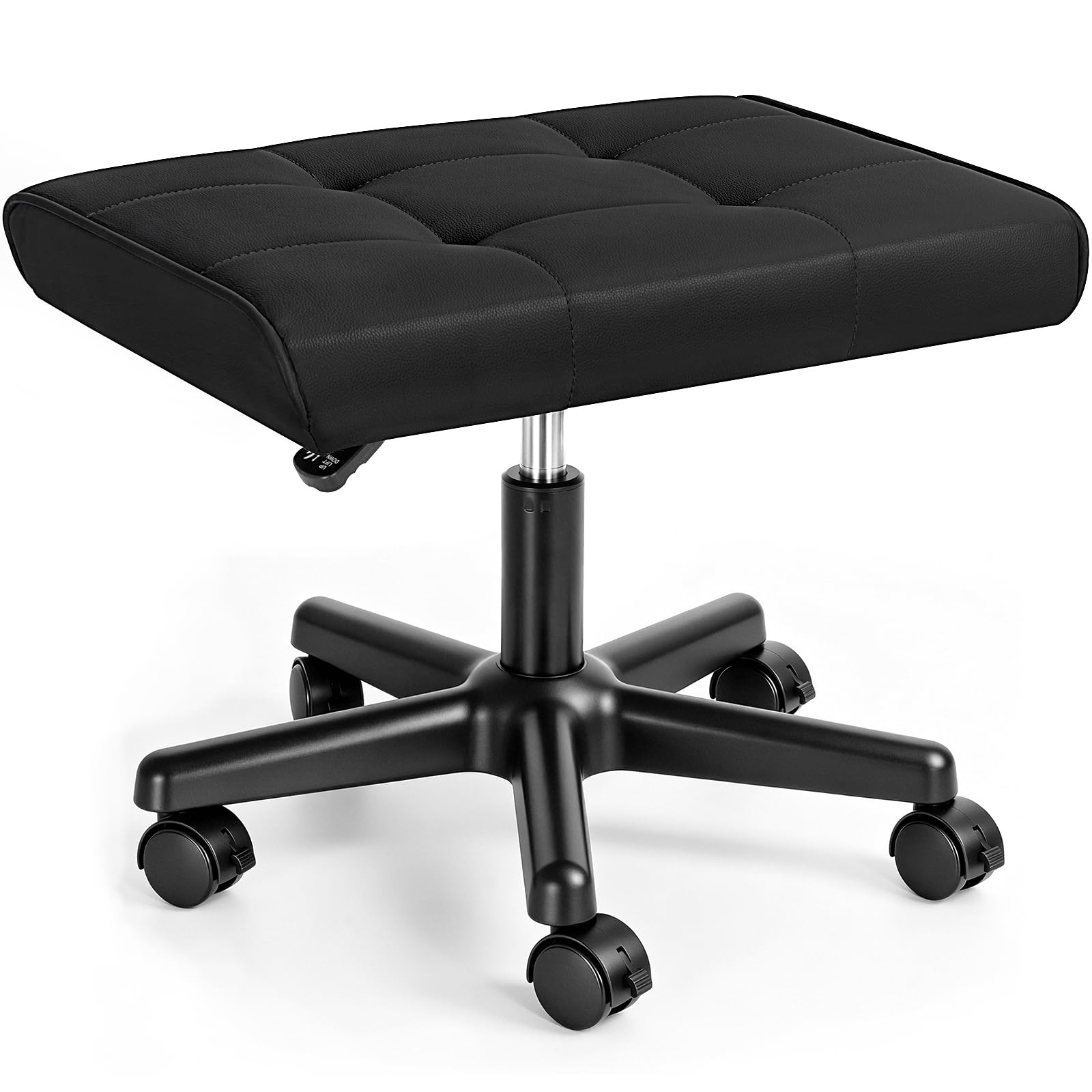 Adjustable Under Desk Footrest with Wheels