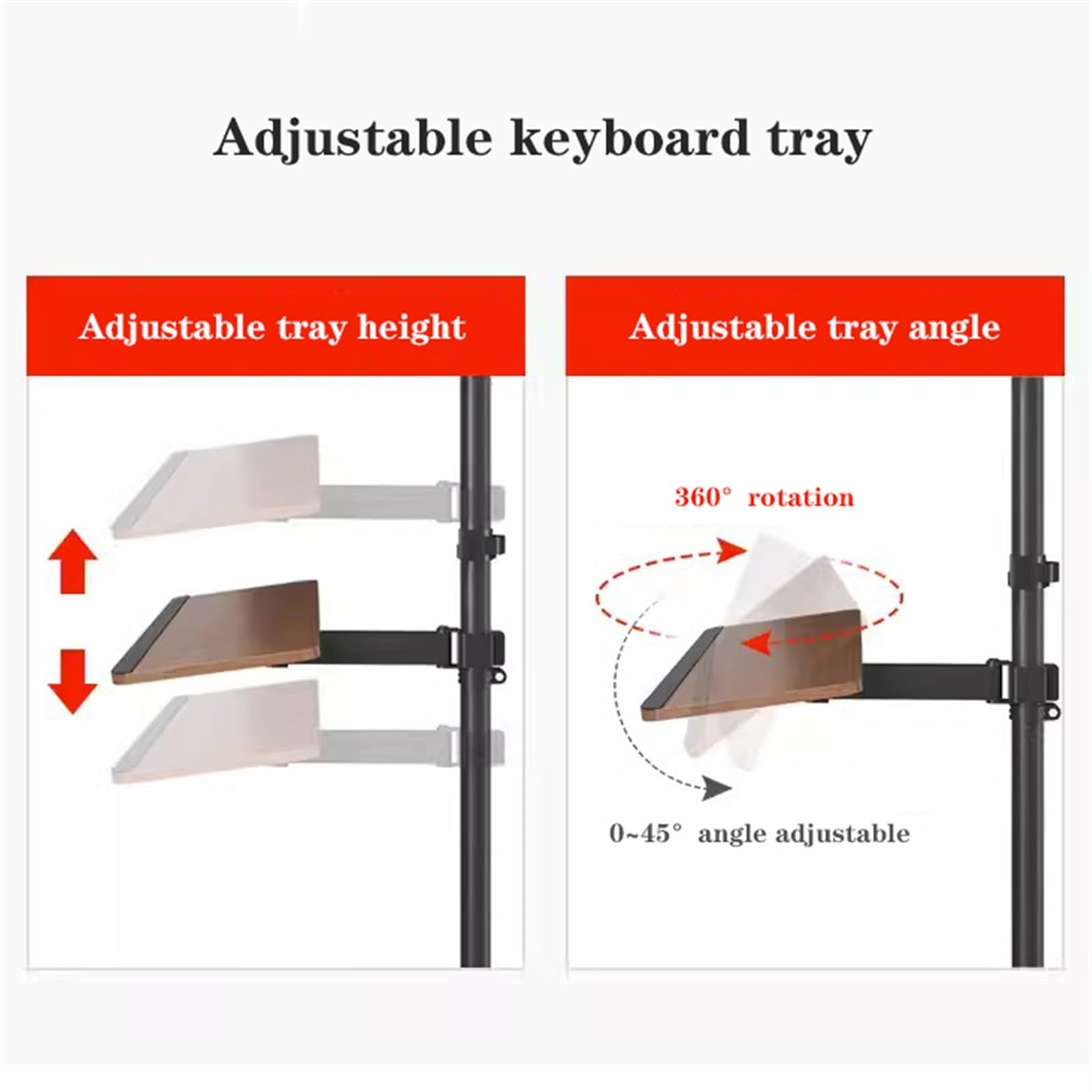 Dual Monitor Mobile Workstation Stand