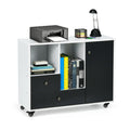 Mobile Printer Stand Cabinet with Drawers