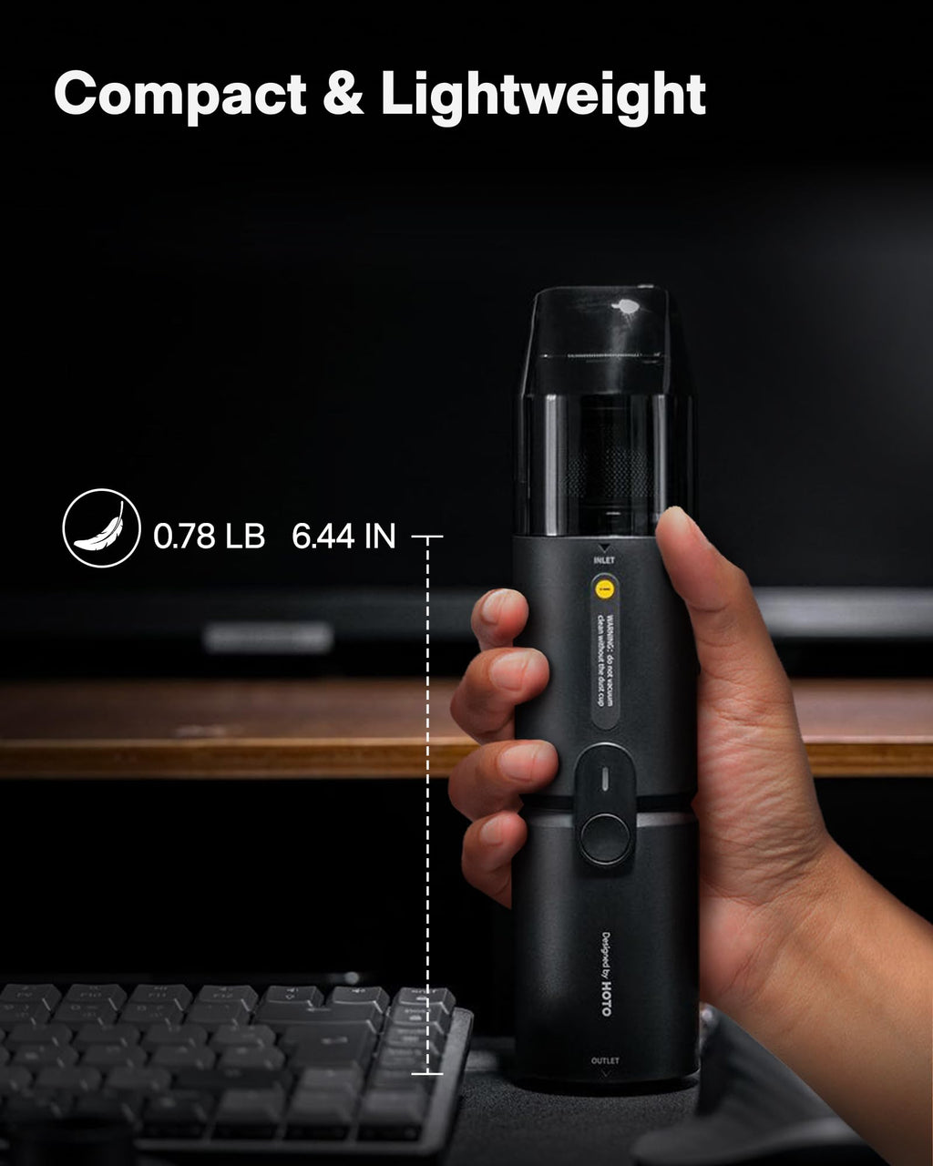 Cordless Handheld Vacuum & Air Duster