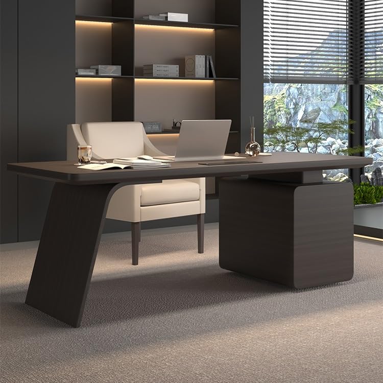 Solid Wood Corner Computer Desk