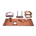 Leather Executive Desk Set