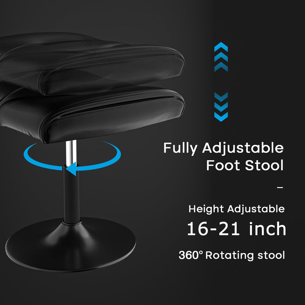 Adjustable Under Desk Footrest Ottoman
