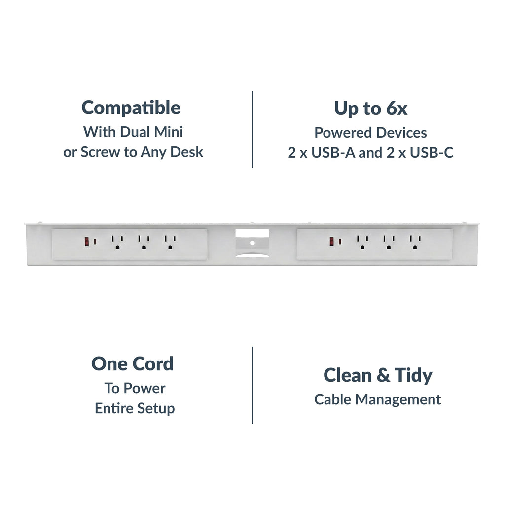 Desky Mini Cable & Power Tray