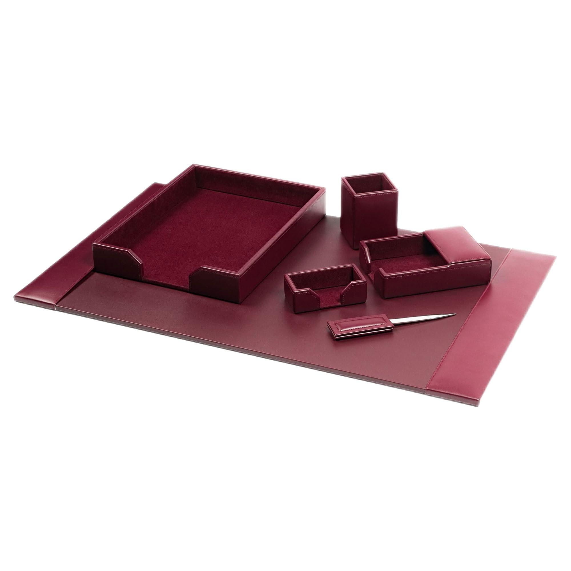 Dacasso Bonded Leather Desk Set