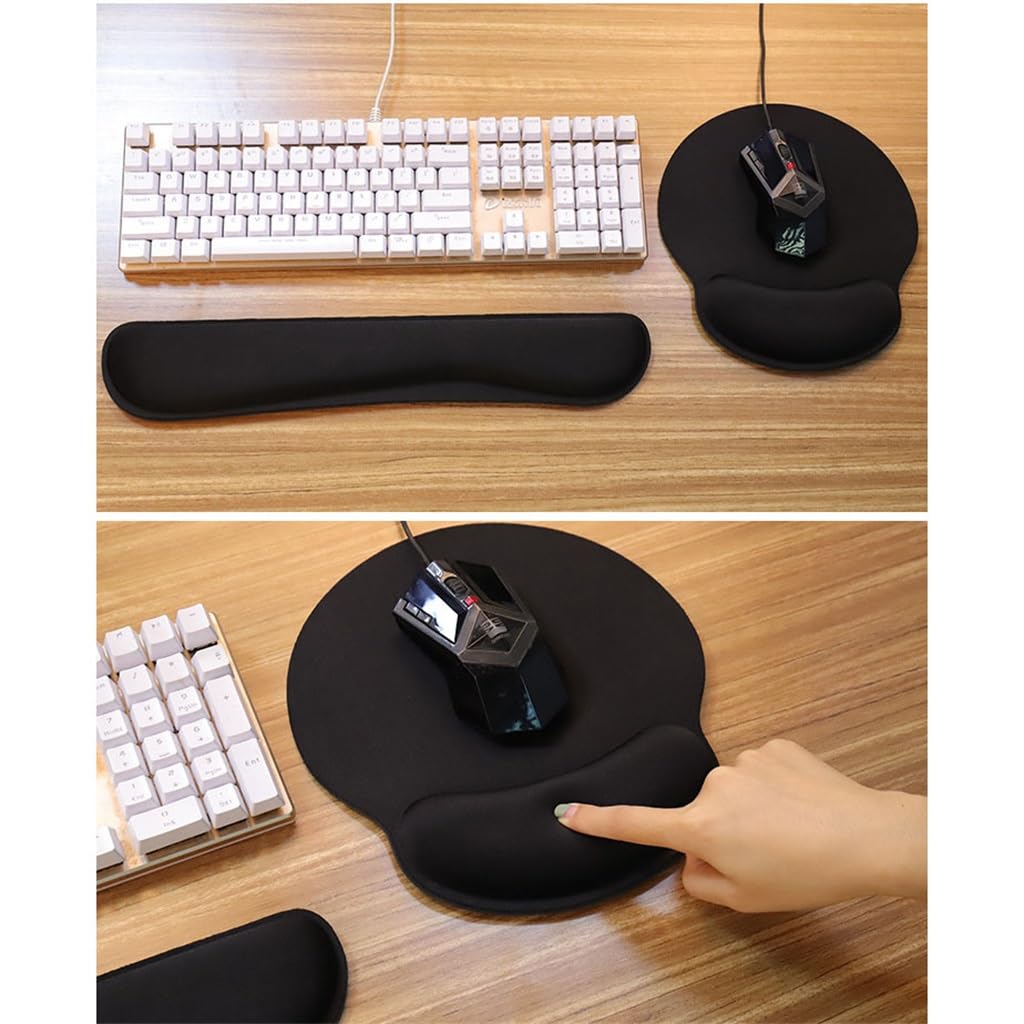 Memory Foam Keyboard & Mouse Wrist Rest