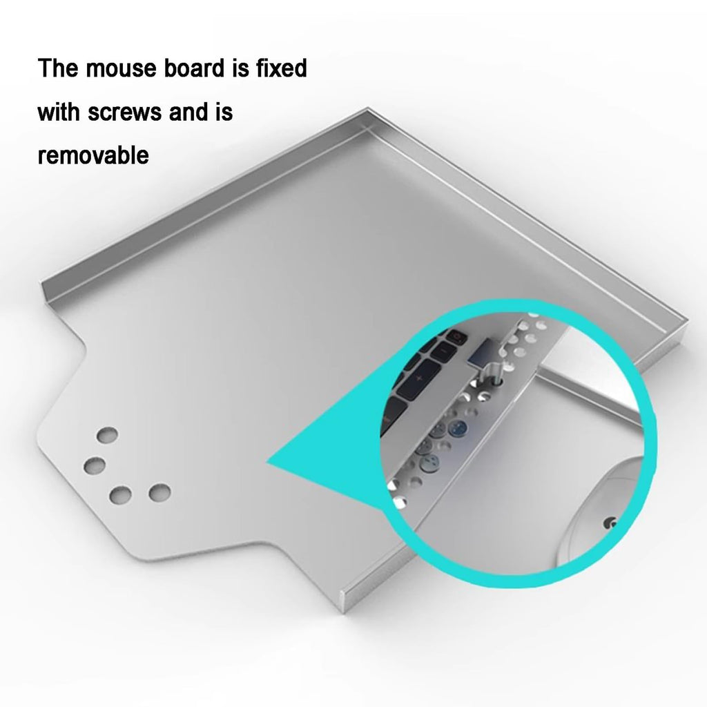Adjustable Wall-Mounted Laptop Stand