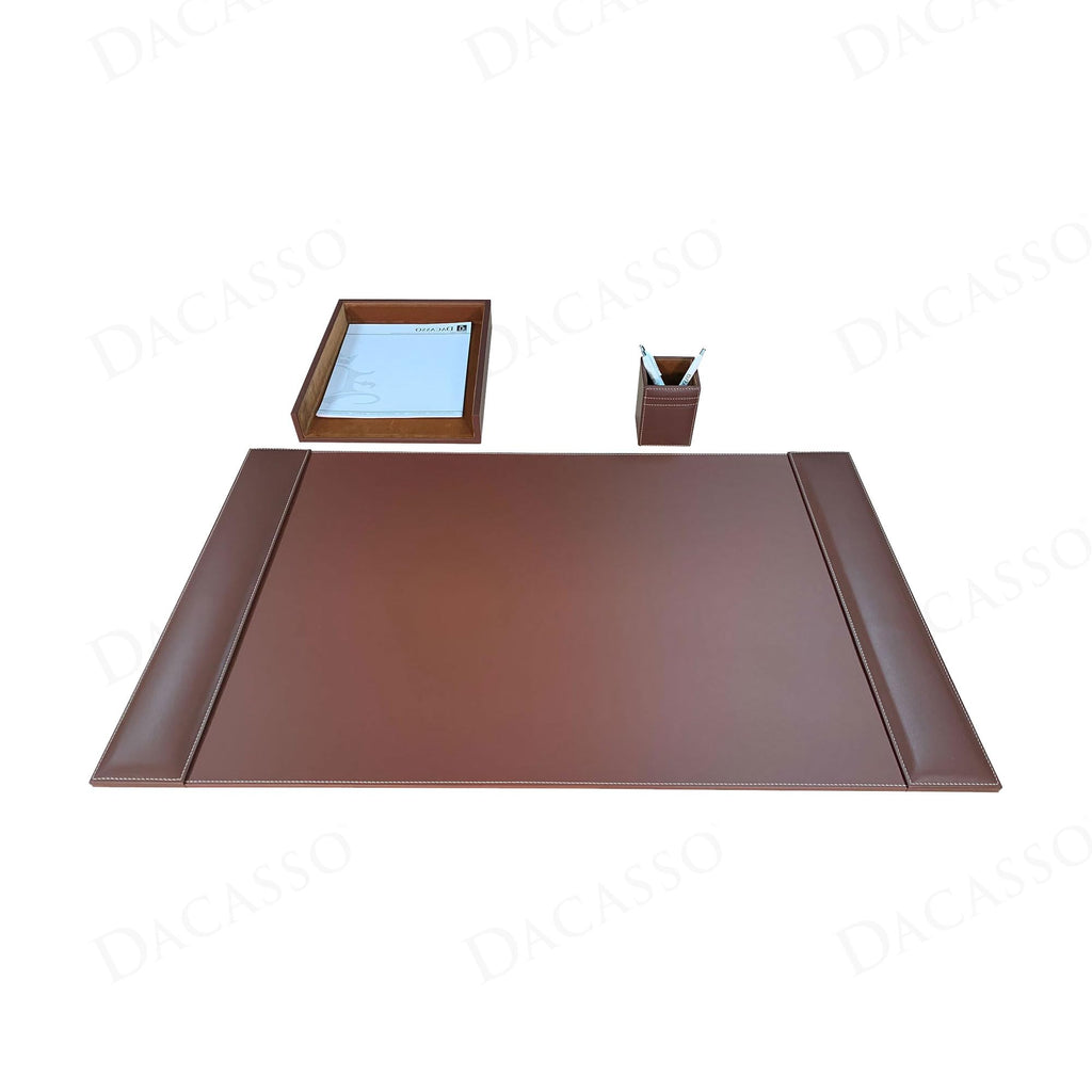 Leather Desk Pad Set