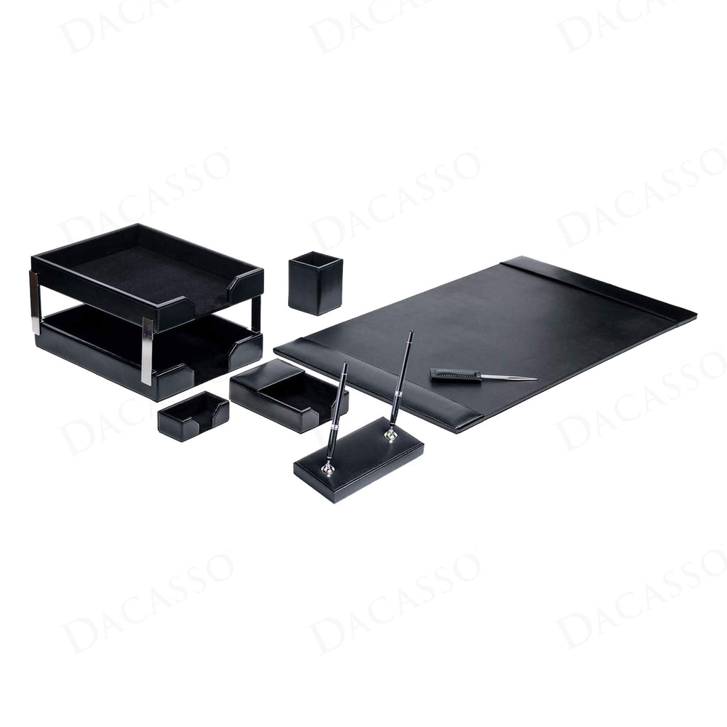 Dacasso Bonded Leather Desk Set