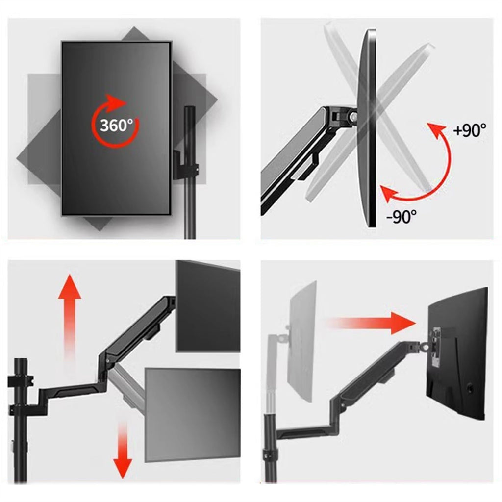 Dual Monitor Mobile Workstation Stand