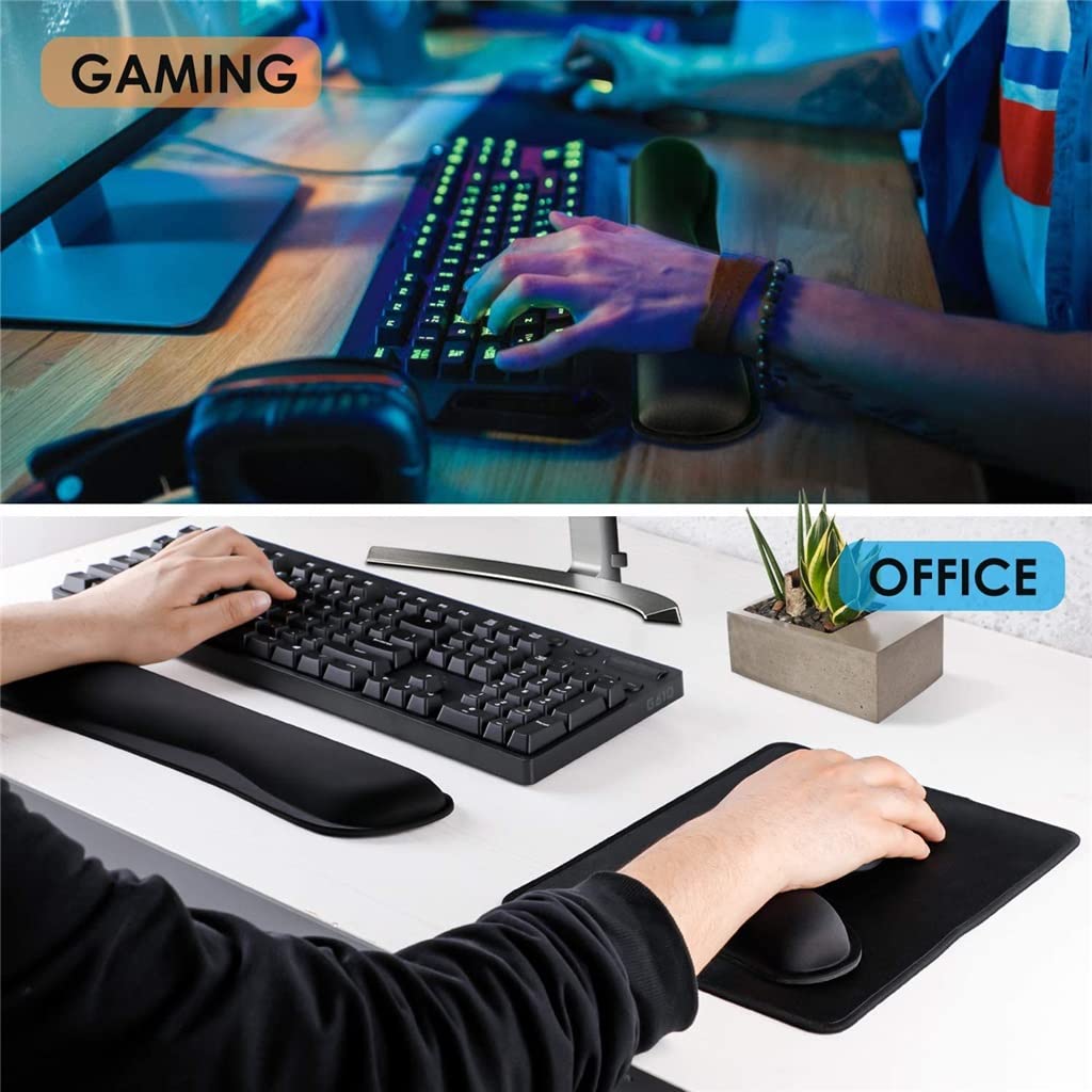 Memory Foam Wrist Rest Set