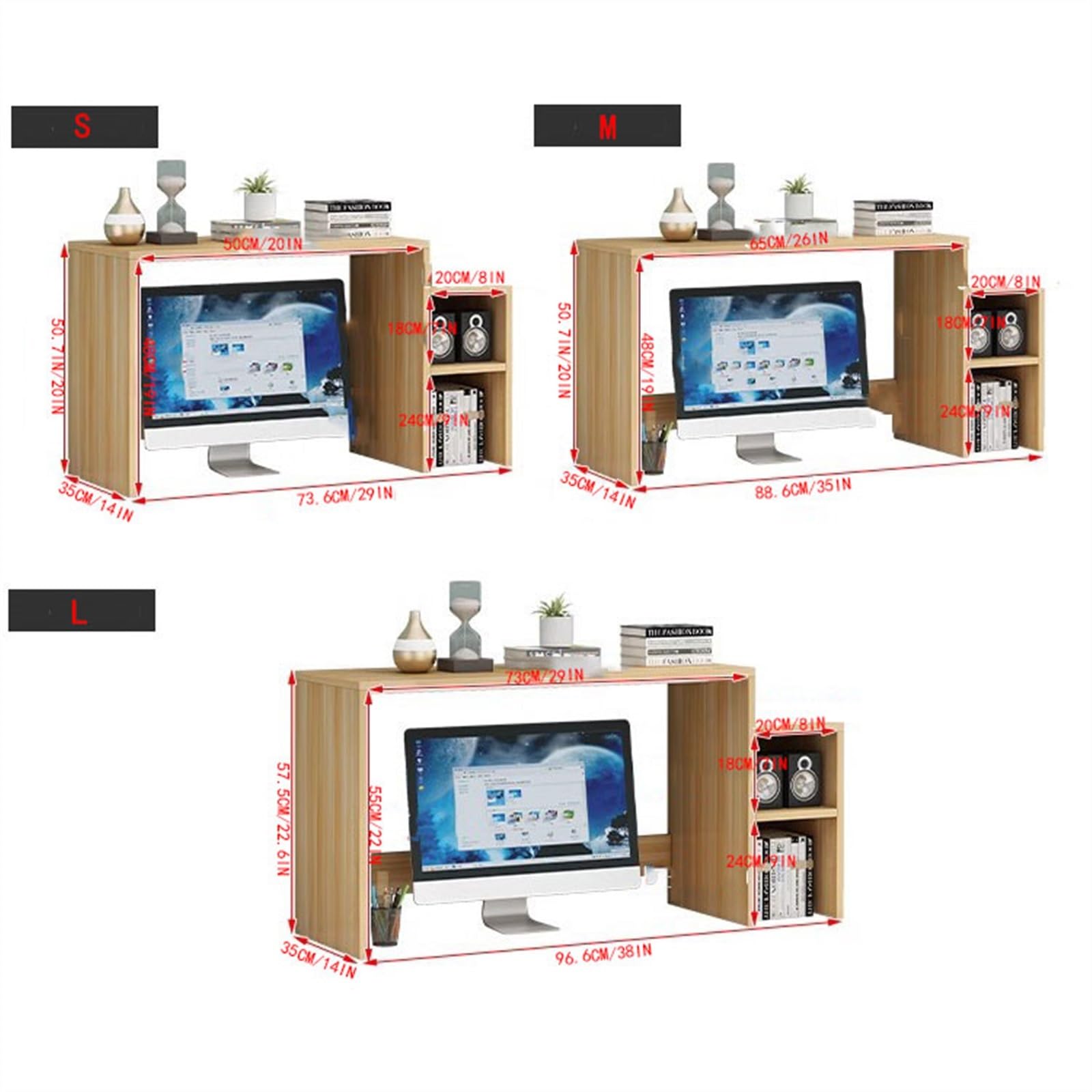 Desktop Monitor & Printer Stand