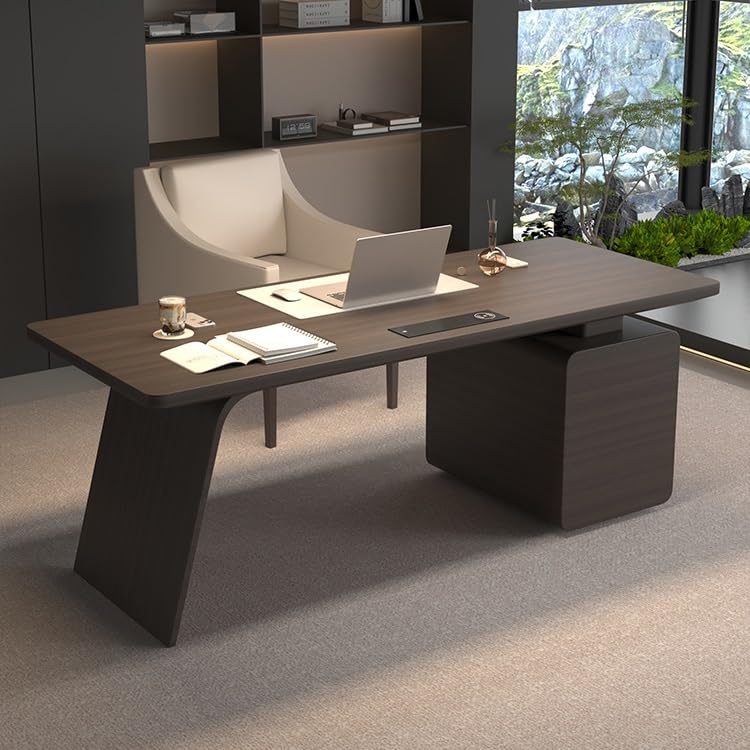 Solid Wood Corner Computer Desk