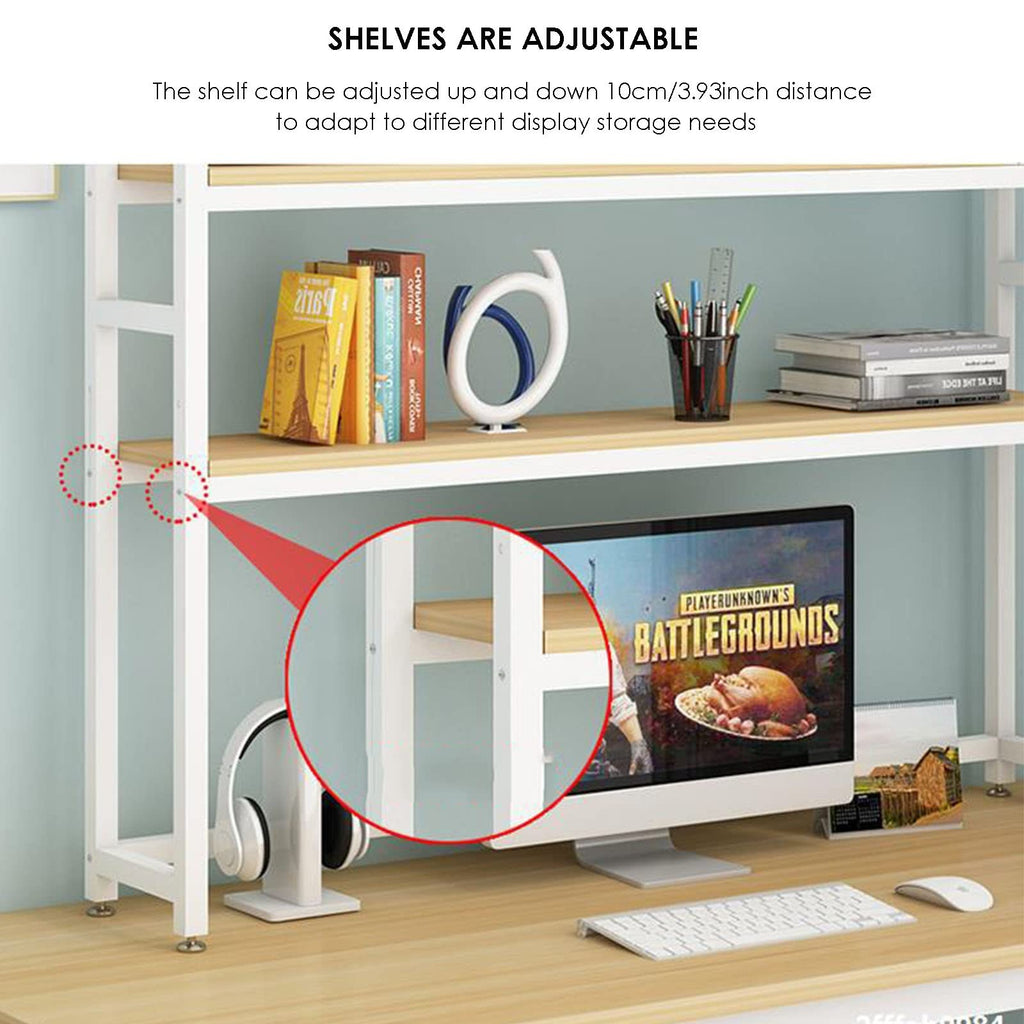 Adjustable Desktop Bookshelf Organizer