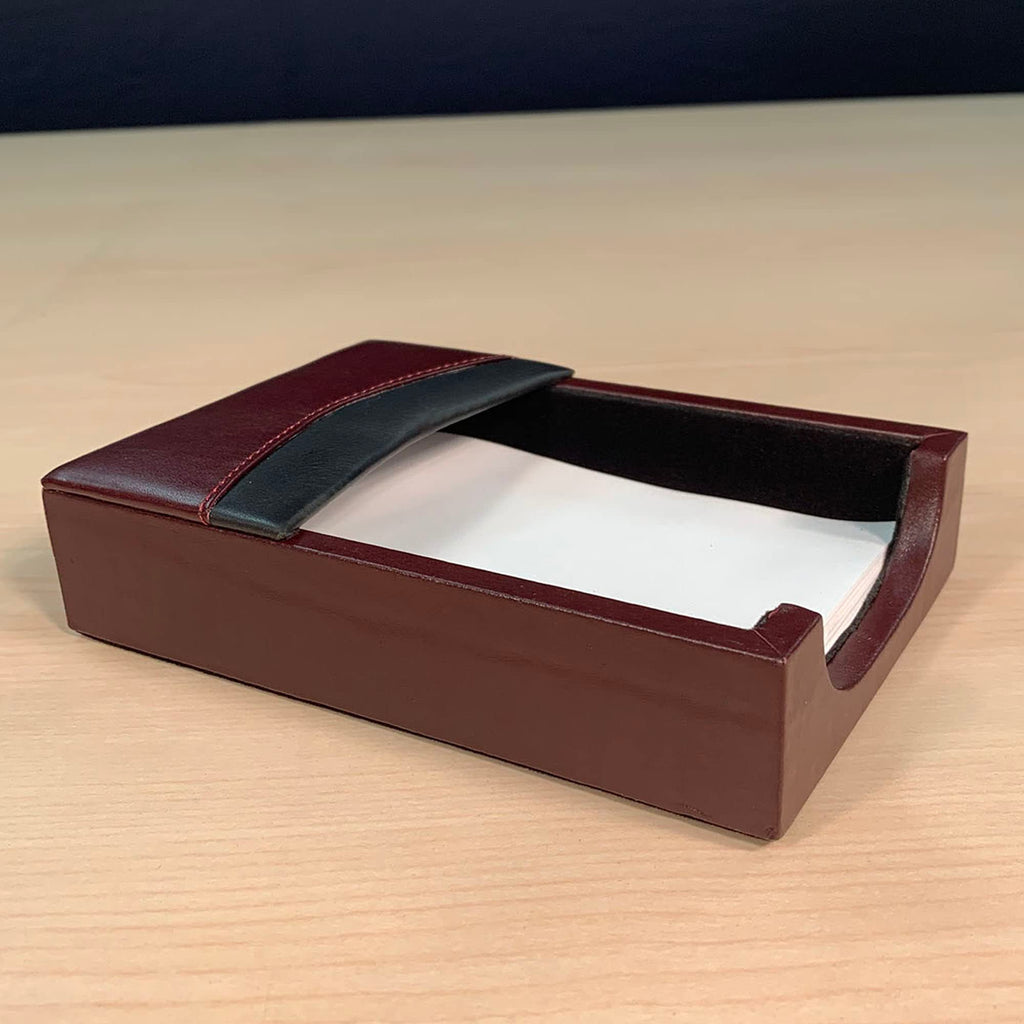 Leather Executive Desk Accessory Set