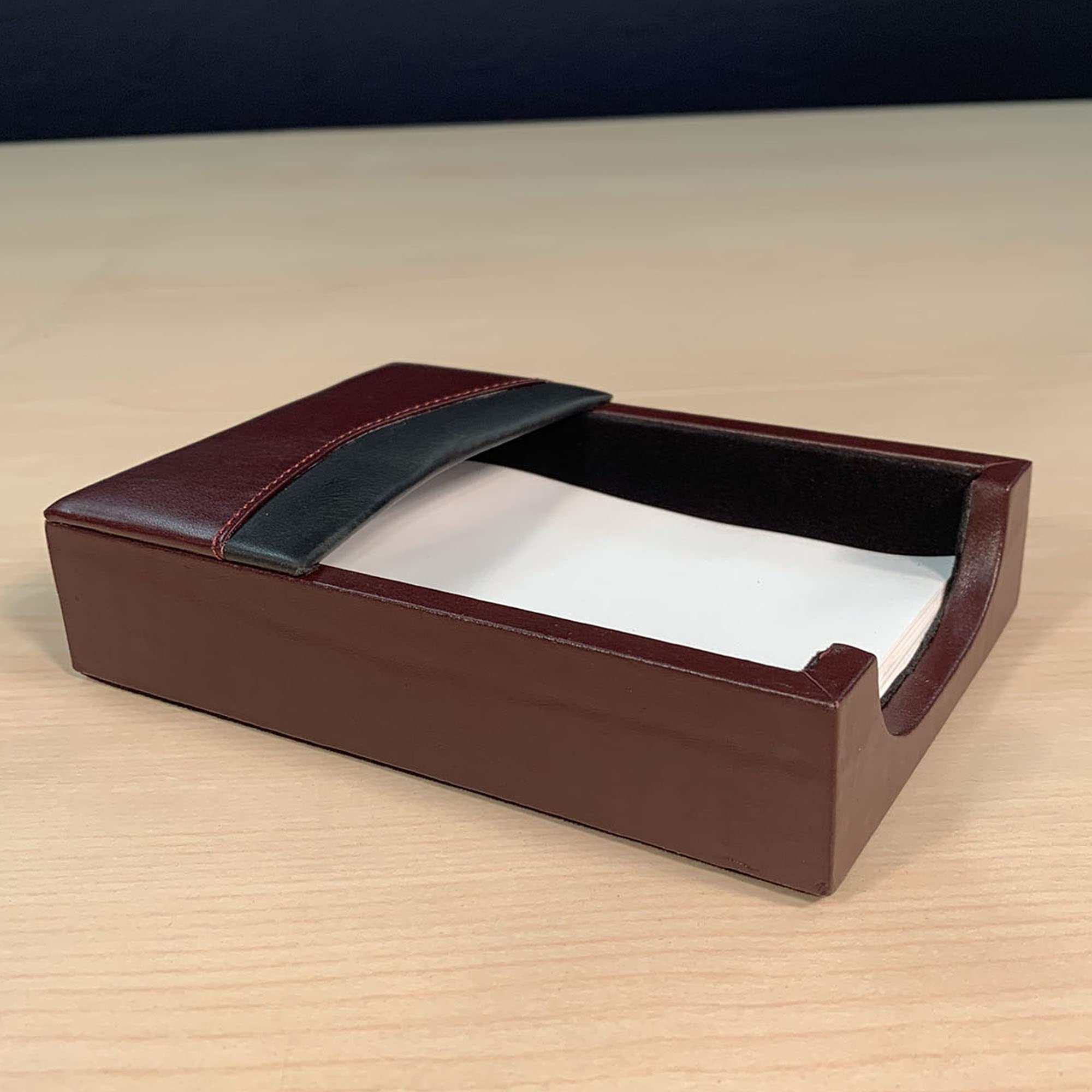 Leather Executive Desk Accessory Set