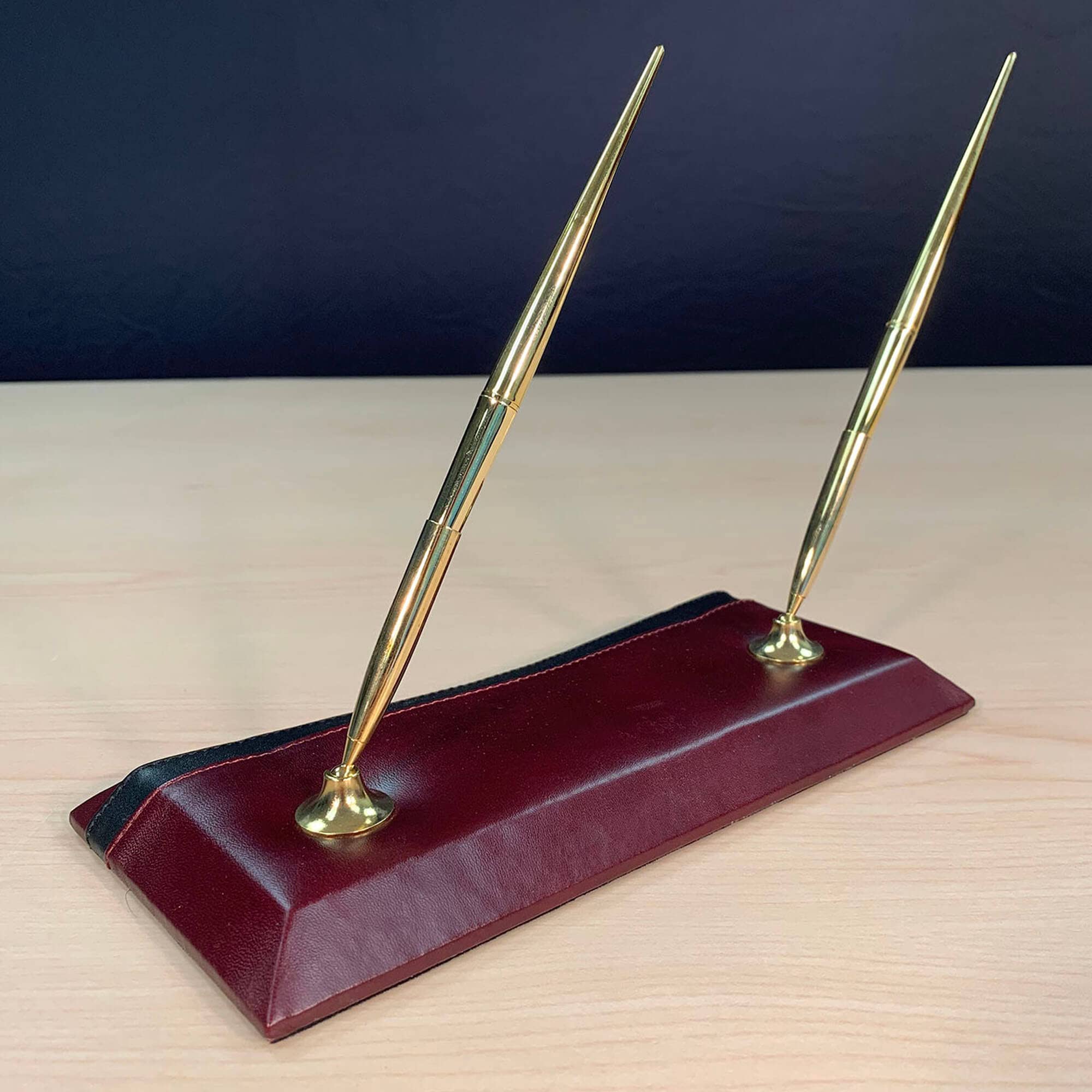 Leather Executive Desk Accessory Set