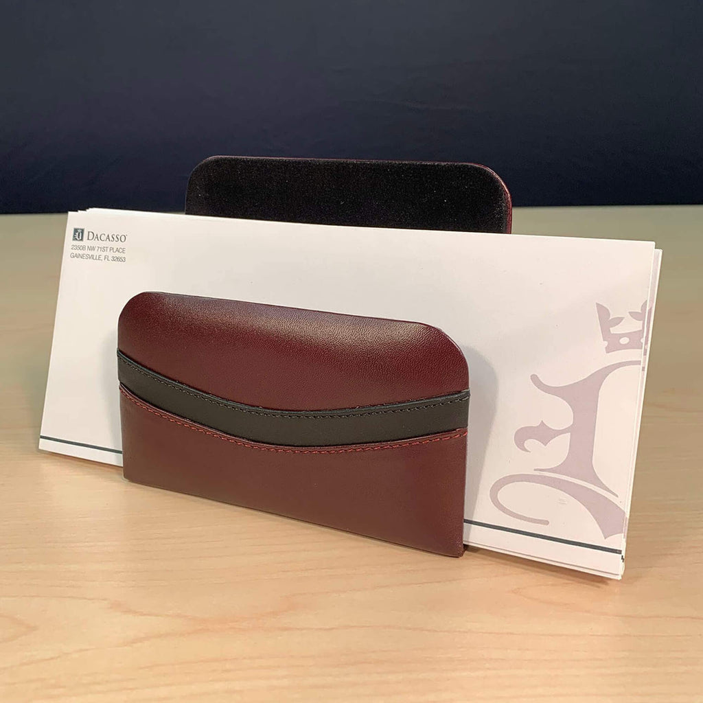 Leather Executive Desk Accessory Set