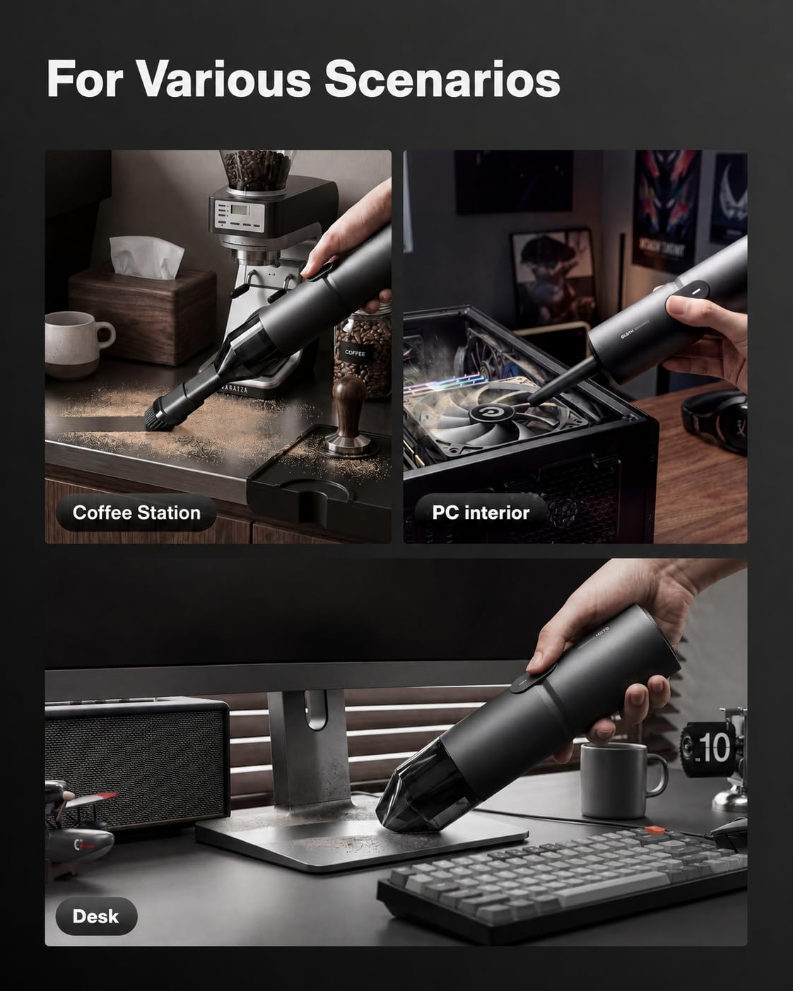 Cordless Handheld Vacuum & Air Duster