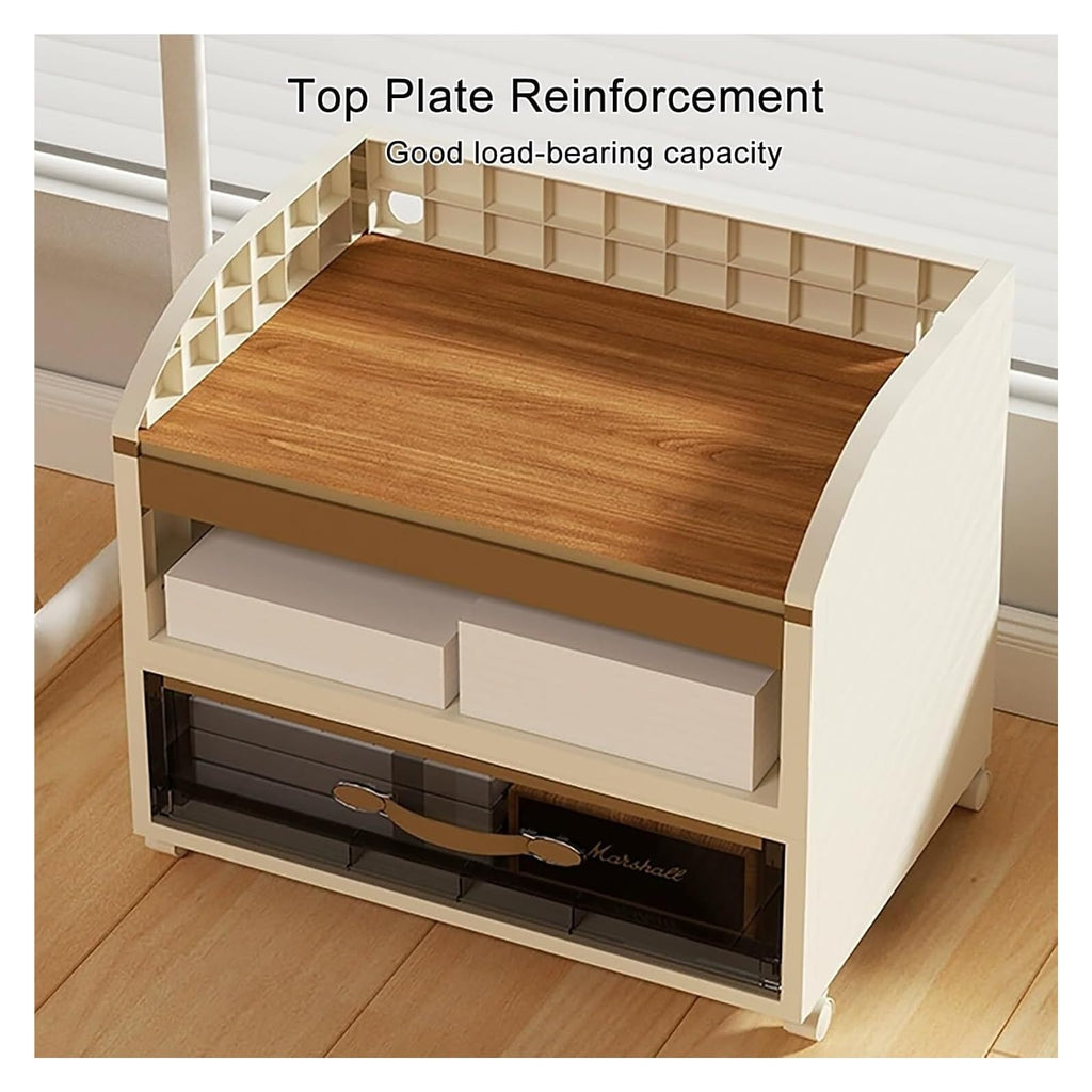 3-Tier Printer Stand with Storage Drawer