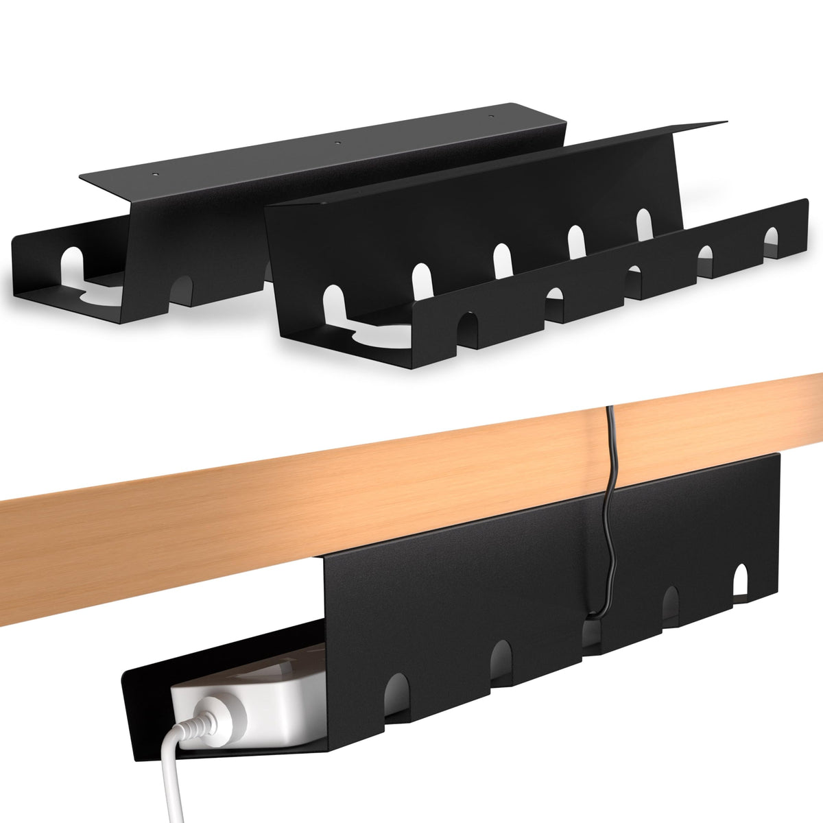 Metal Under Desk Cable Management Tray
