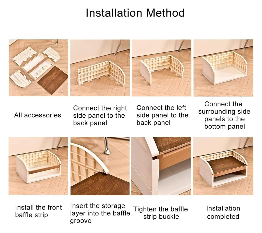 3-Tier Printer Stand with Storage Drawer