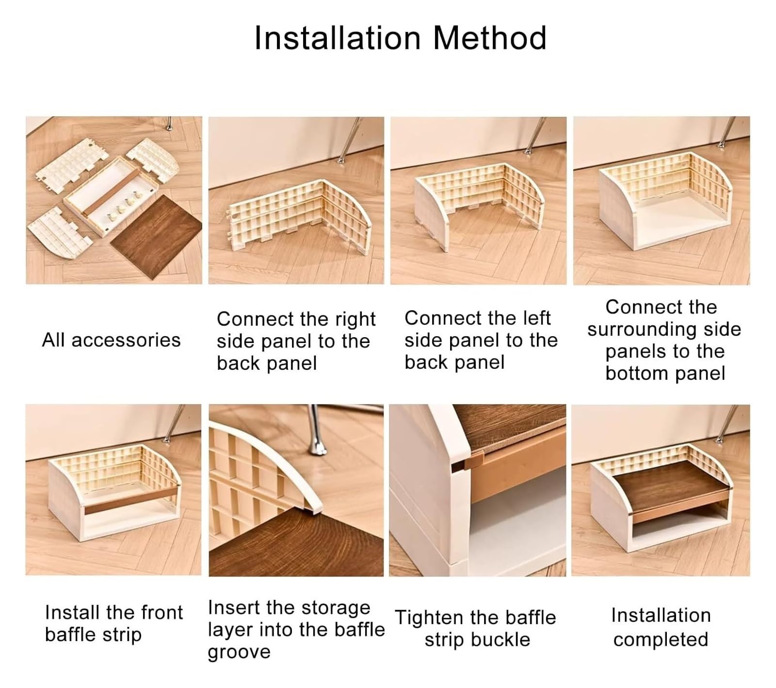 3-Tier Printer Stand with Storage Drawer