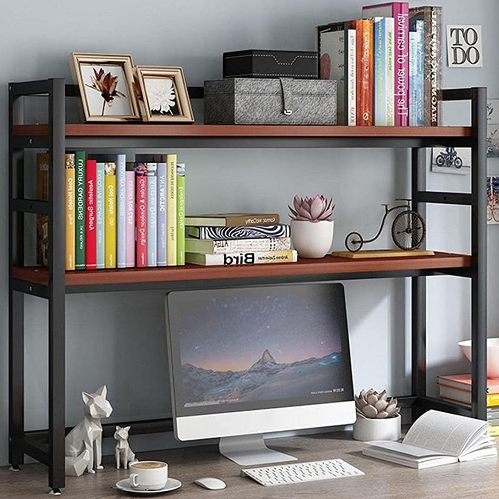 Adjustable Desktop Bookshelf Rack
