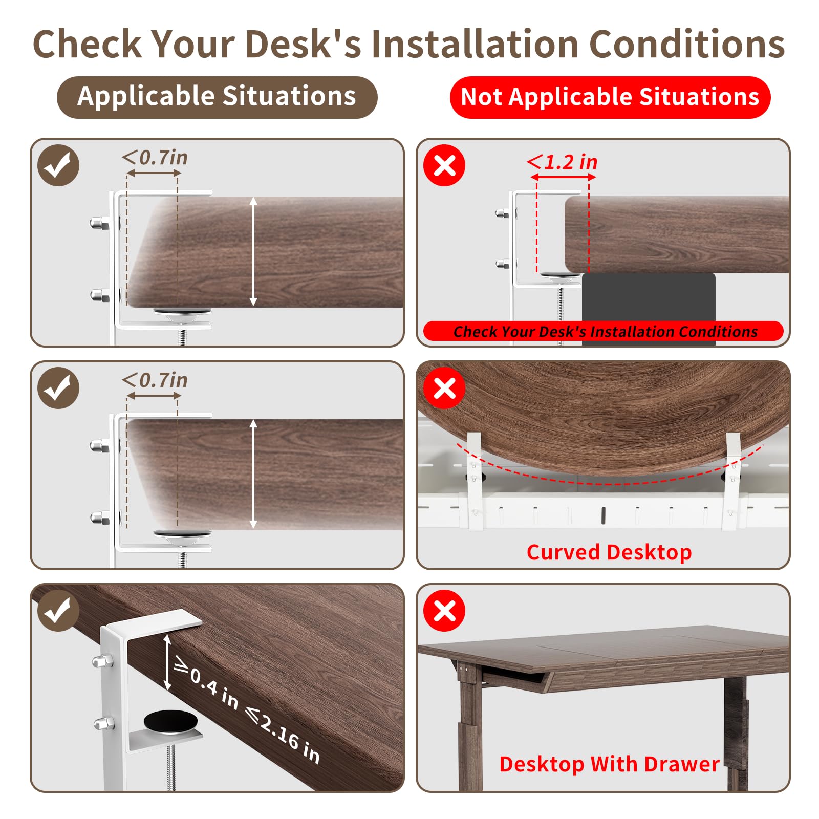 Under Desk Cable Management Tray