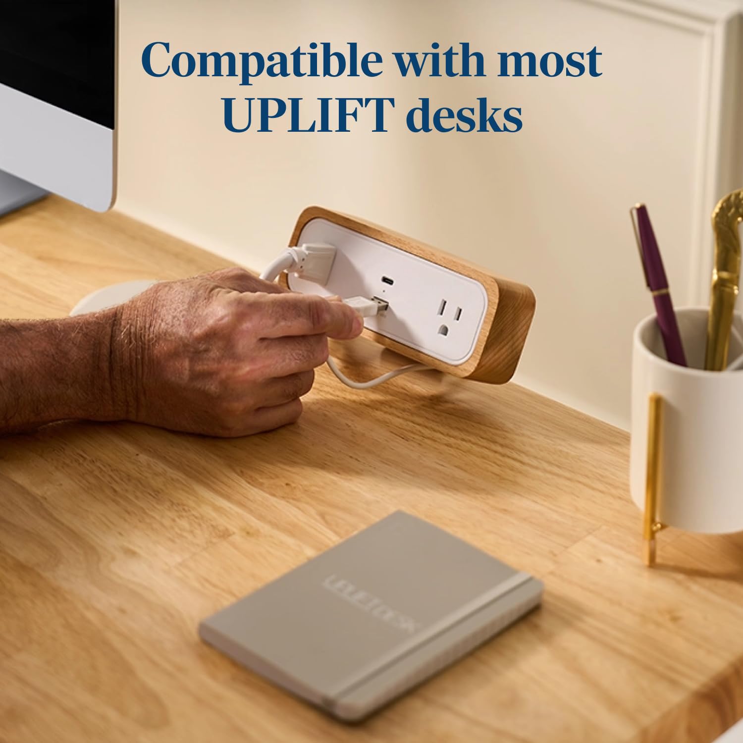 Desk Clamp Power Strip with USB-C & USB-A