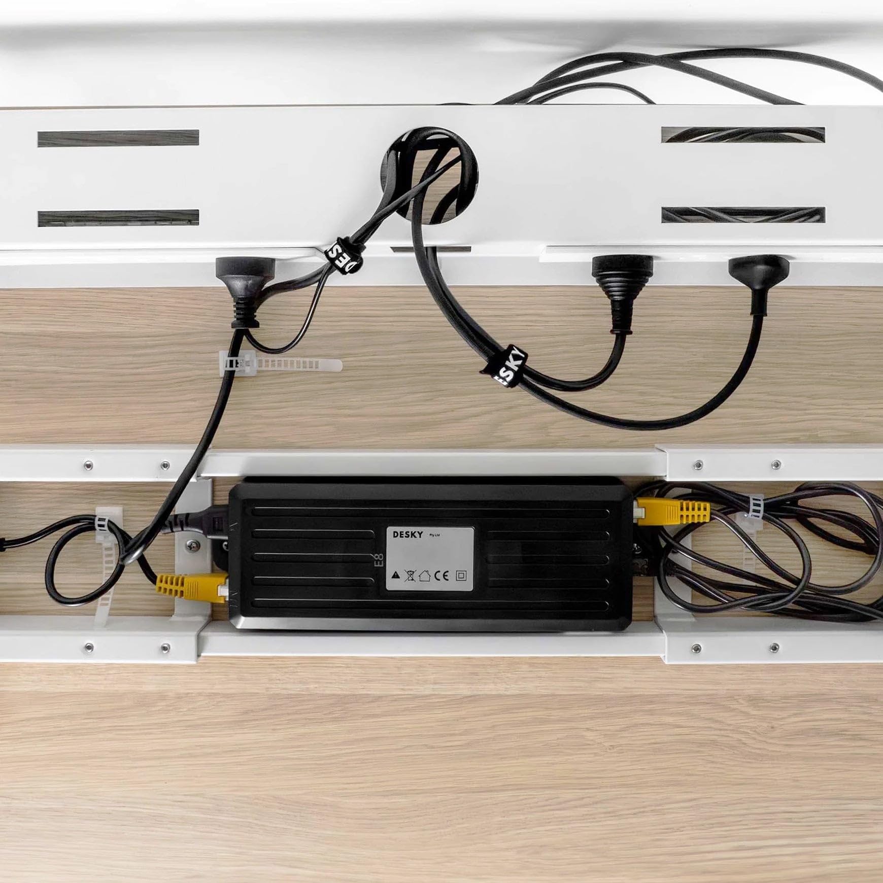 Desky Mini Cable & Power Tray