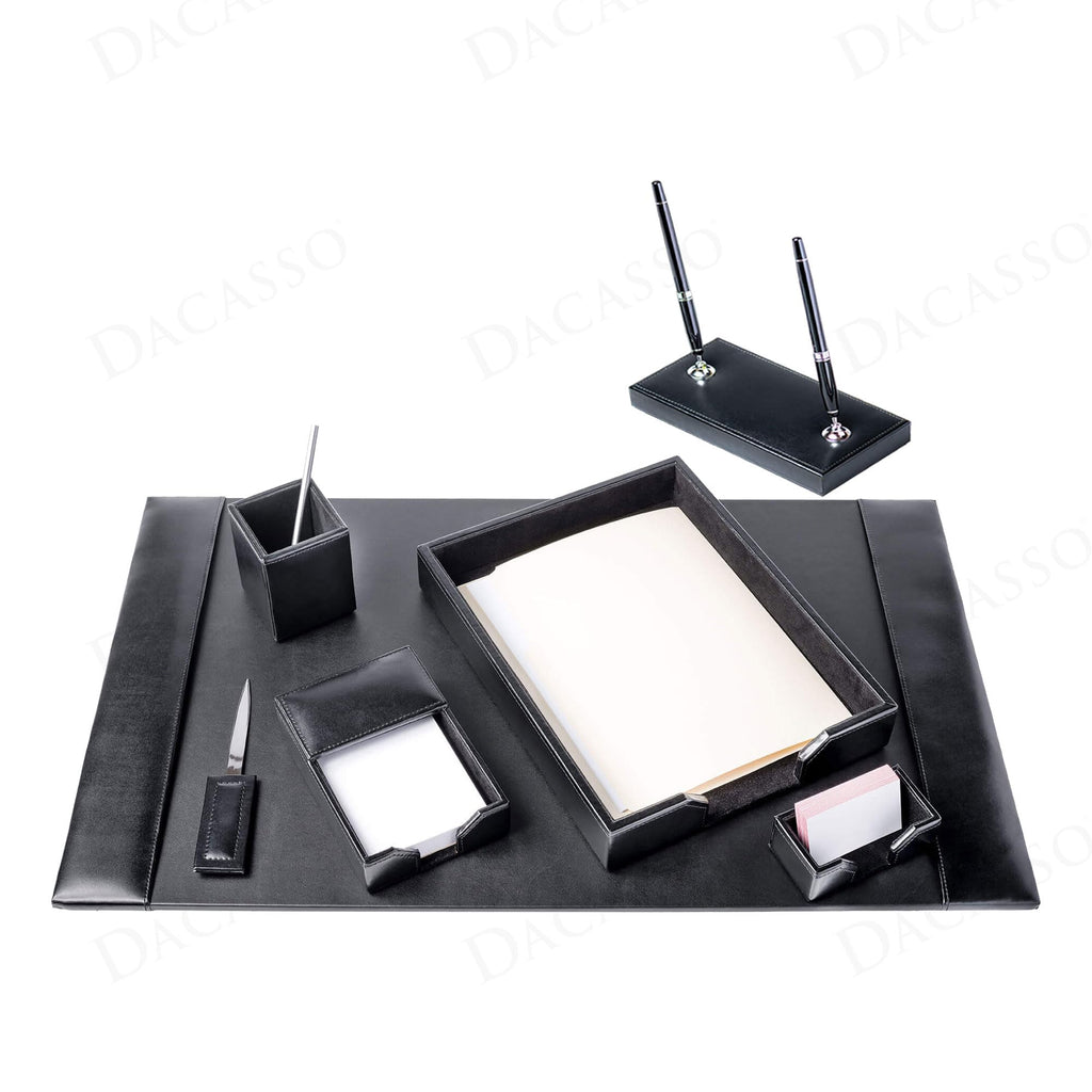 Dacasso Bonded Leather Desk Set