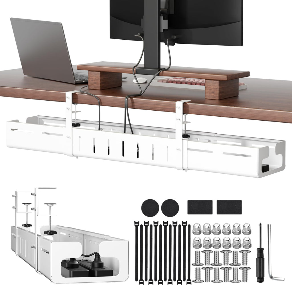 Under Desk Cable Management Tray