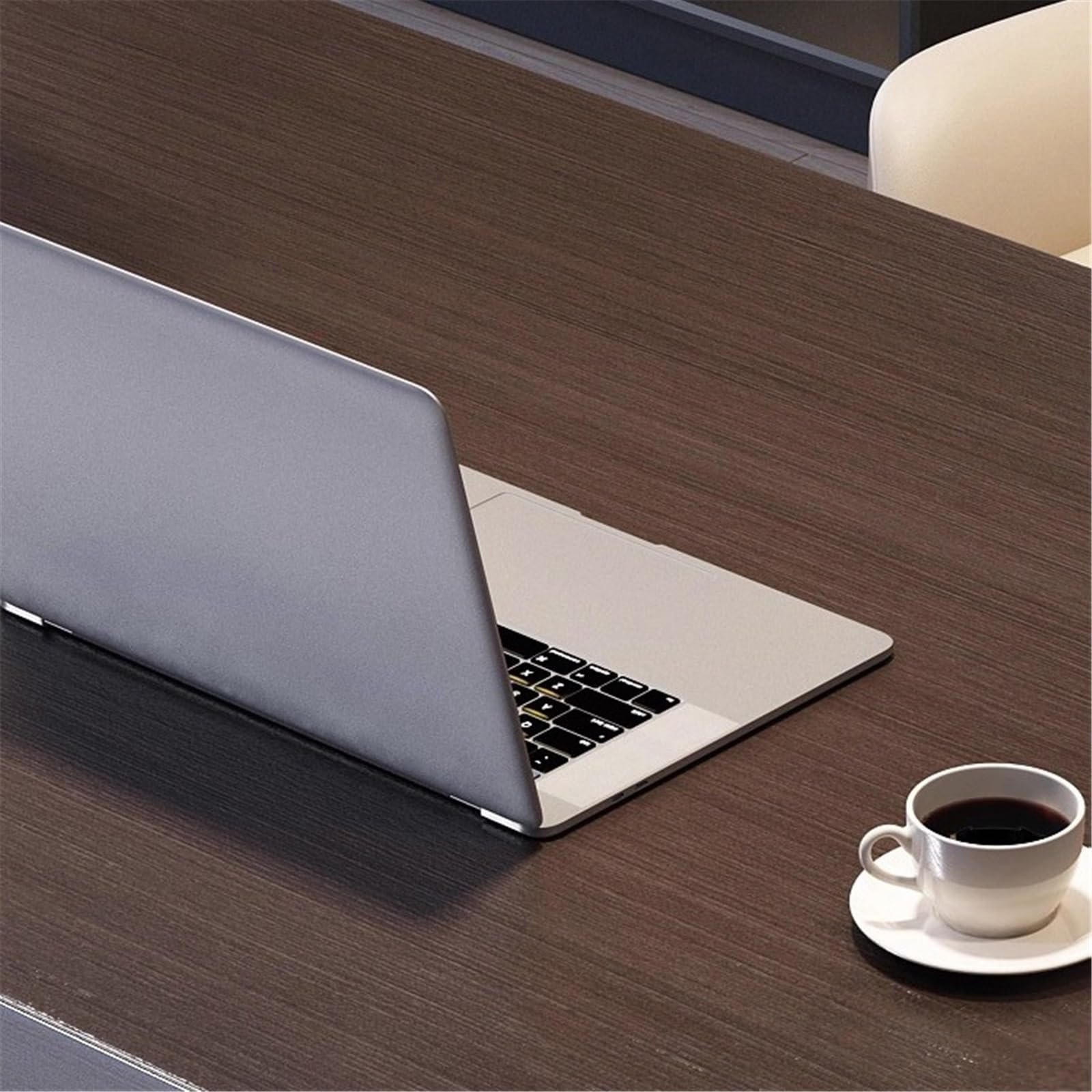 Sit-Stand Executive Desk with Storage Drawer