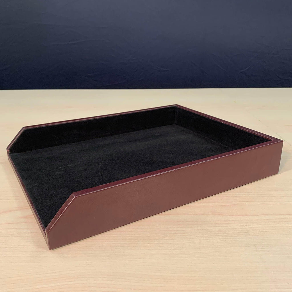 Leather Executive Desk Accessory Set
