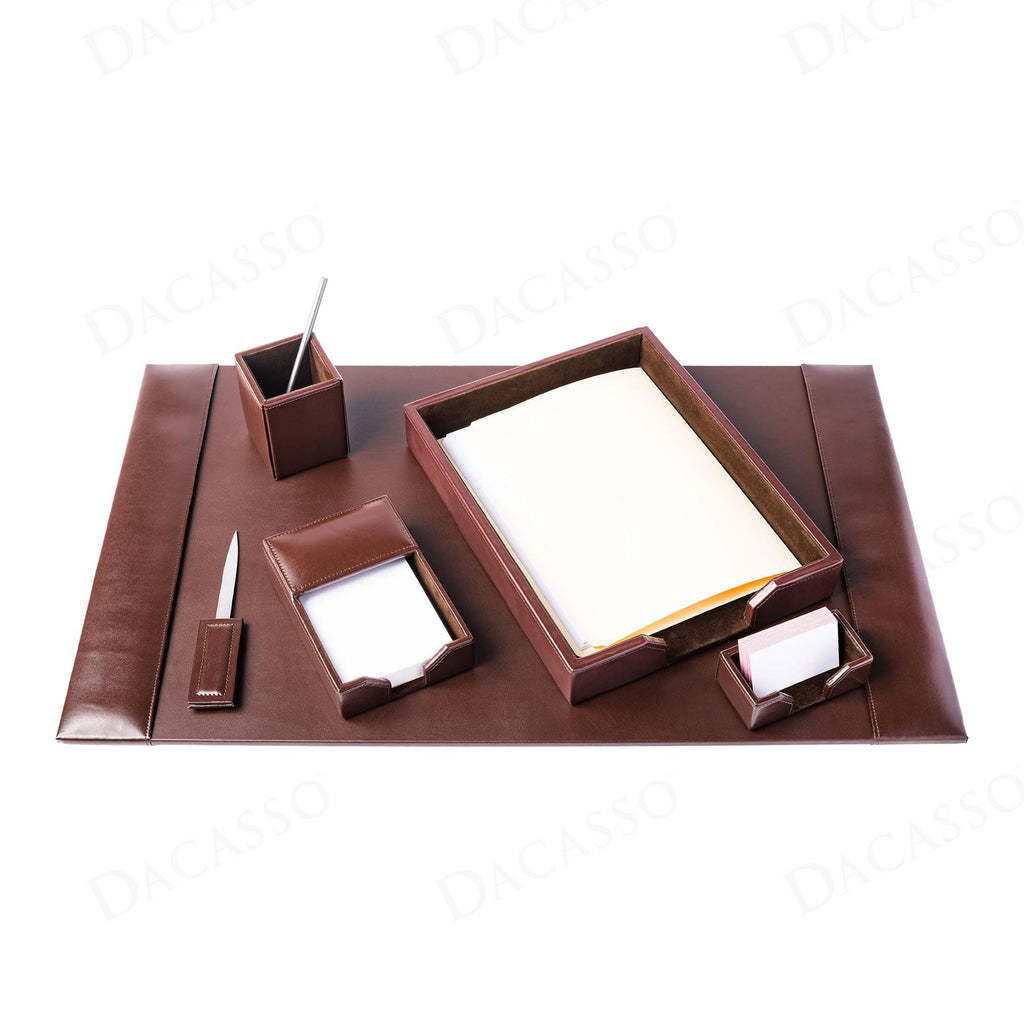 Dacasso Bonded Leather Desk Set