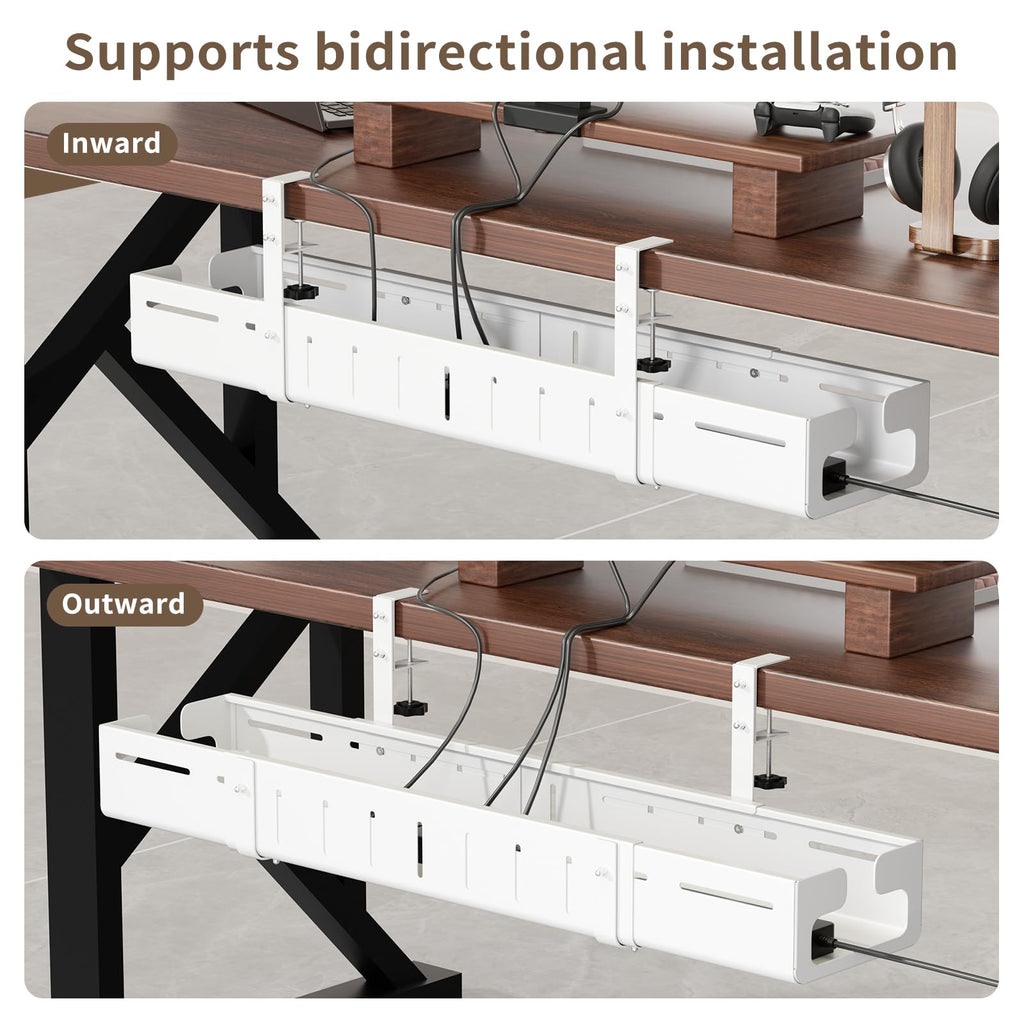 Under Desk Cable Management Tray