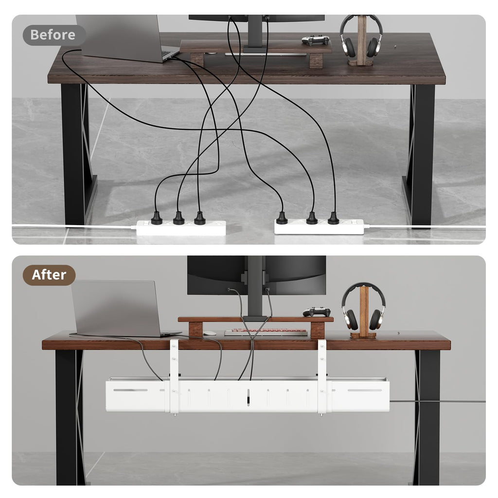 Under Desk Cable Management Tray